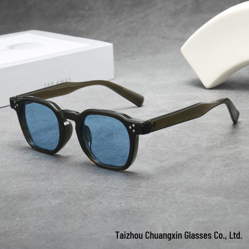 2025 Retro Oval Small Frame Sunglasses - High-End, UV Protective, Unisex Style