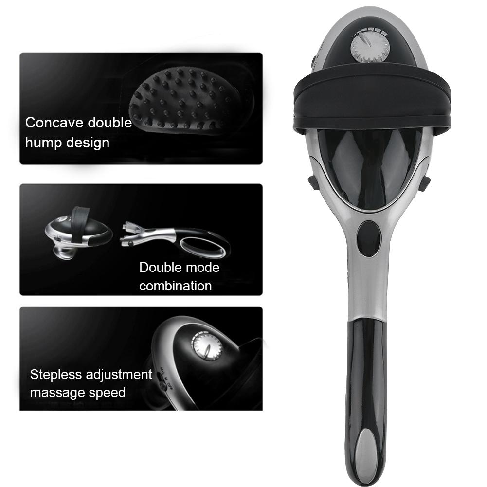 Håndholdt Elektrisk Kroppsmassasjeapparat Infrarød Varme Smertelindring Massasjeverktøy US Plugg