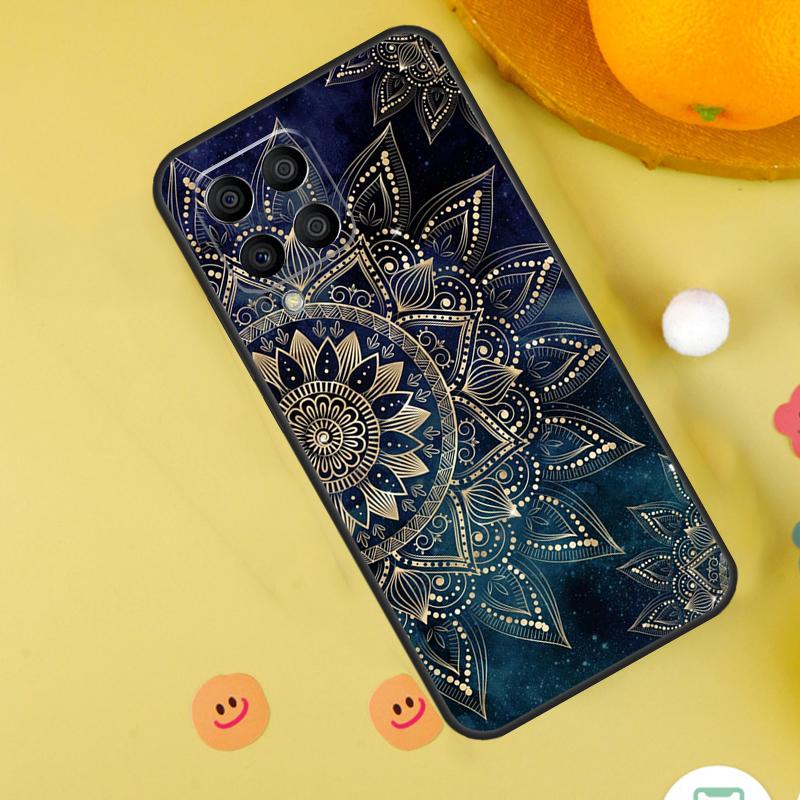 Elegant Mandala Floral Design Case For Samsung Galaxy M31 M32 M12 M52 M21 M15 M55 M56 M36 M16 M06 M13 M33 M53 M14 M34 M54