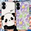For Tecno Spark 9 Pro KH7 KH7n Cute Cartoon Phone Case For Tecno Spark 9Pro Black Silicone Soft TPU Cases