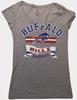 T-shirt NFL pour ados et juniors Buffalo Bills, modèle à clous et effet délavé, tailles XS à XL. Collection NFL pour adolescents et jeunes. Nouveau t-shirt à clous Buffalo Bills.