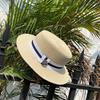 Summer Outdoor Empty Top Hat Solid Color Sun Hat Straw Beach Sun Hat Men