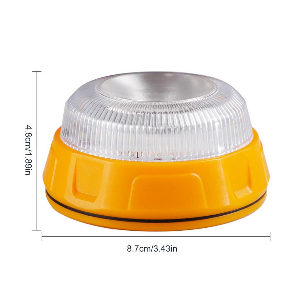 

High Power LED Strobe Emergency Warning Light, Magnetic Base Car Safety Flash Beacon For Trucks For Night Driving Cycling Travel
