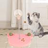 Ciotola dispensatrice di cibo per cani a lento rilascio Giocattolo per gattini Palla oscillante per cibo Giocattolo da interno per animali domestici Giocattolo a dondolo Giocattolo stimolante per la noia Giocattolo con premi per animali domestici