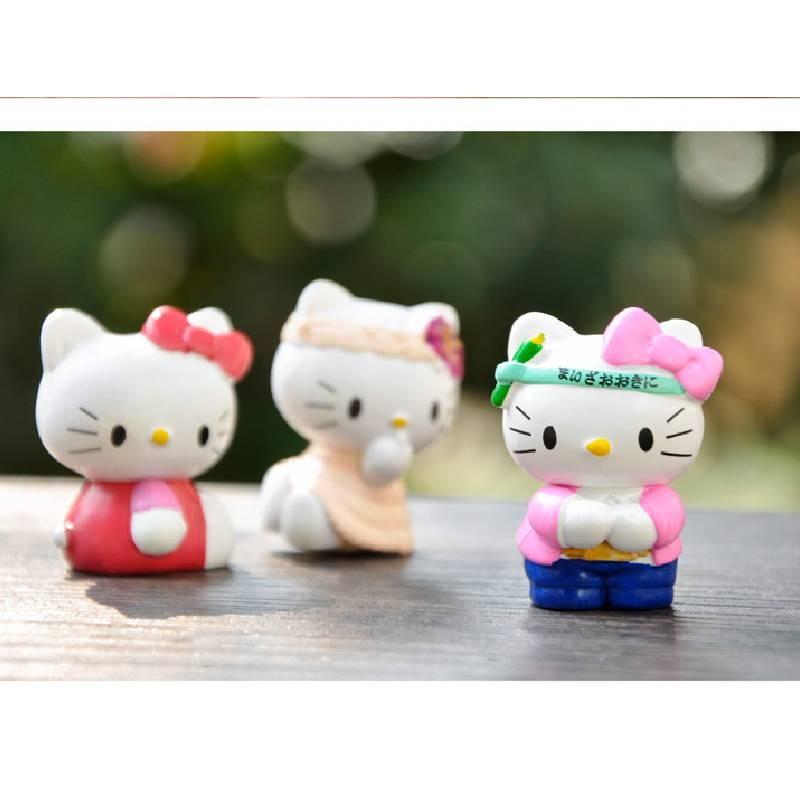 Kimono Dolls Cartoon Anime Accessories Desktop Toys Decorations