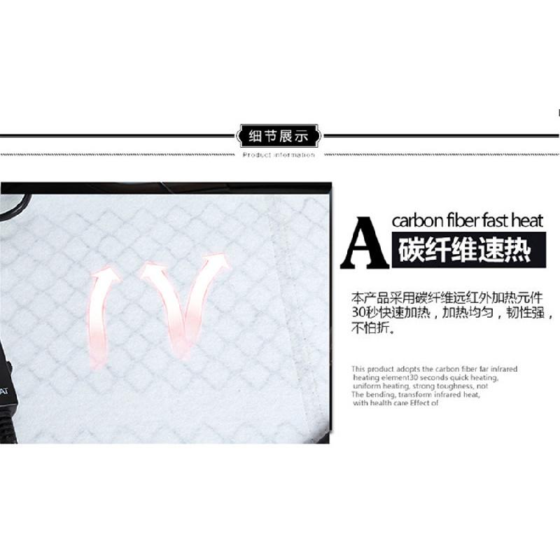 Universal New Carbon Fiber Heating Car Seat Heater Car Seat Heater Car Seat 12V Warm Winter Electric Heating Pad Cushion