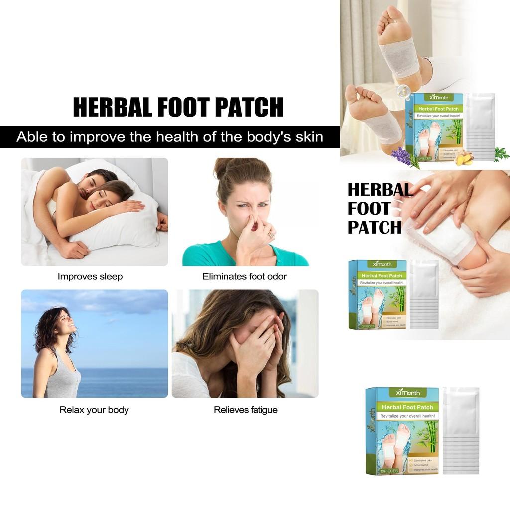 Ximonth Cleansing Foot Patches With Herbal Ingredients For Relaxation And Odor Relief