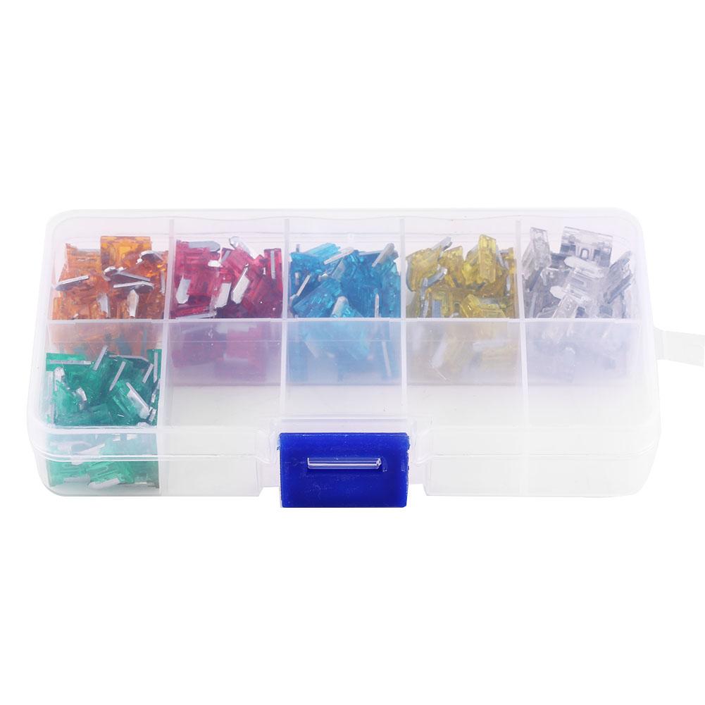 120Pcs 5A 30A Assortment Micro Mini Blade Fuse Set Kit For Car Auto Truck SUV