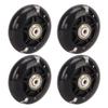4 PCS Inline Skate Flash Wheel Roller Skate PU Wheels Replacement Skate Wheels 69mm