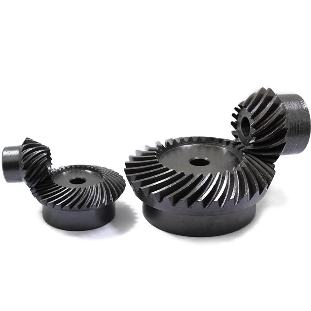 1:1 Roată dințată conică spirală de oțel de precizie 1M 30T 6MM 1.5M 15/18/20/22/24/25 Dinți 2M 15/18/20 Dinți Oțel Carbon ROATĂ BUNĂ