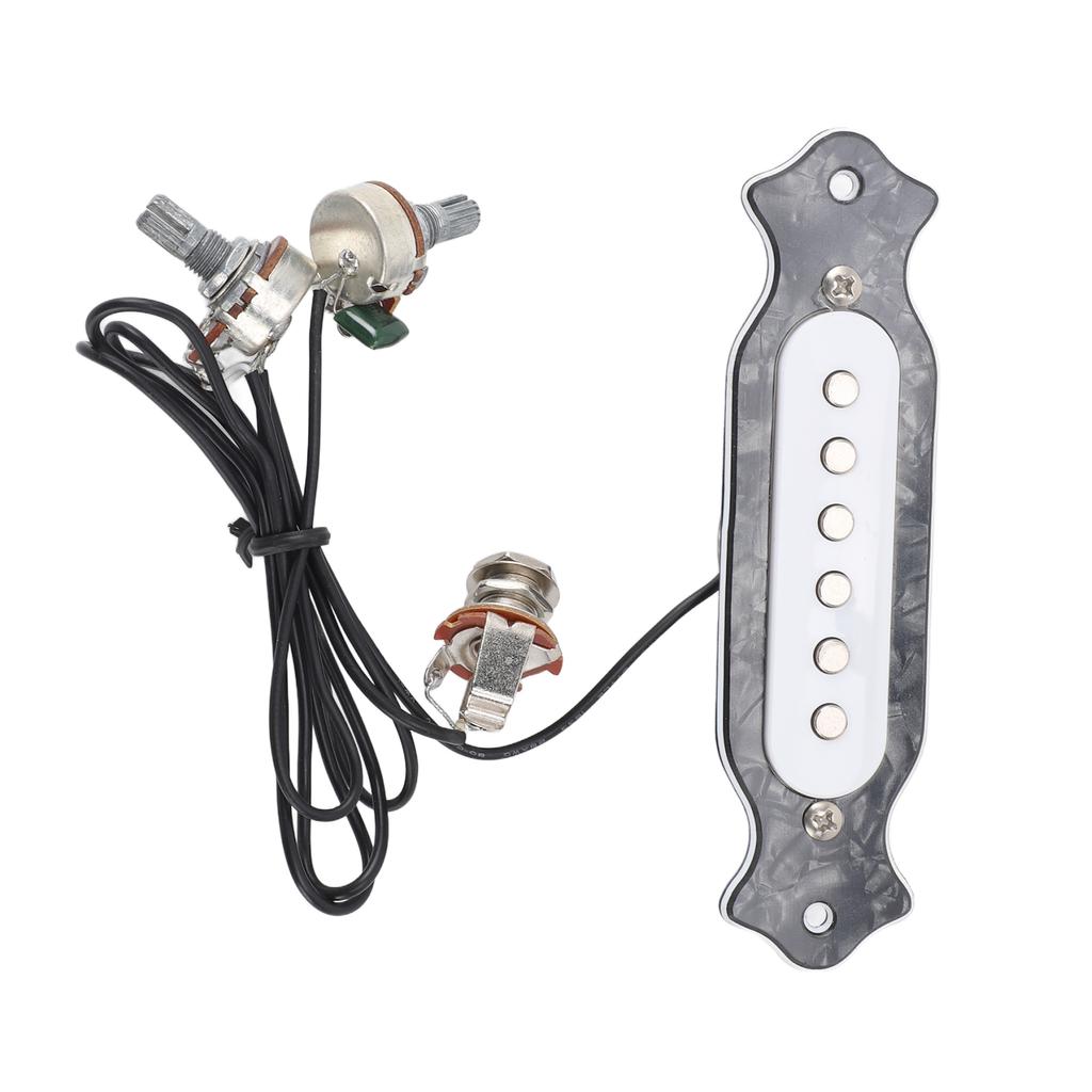 6 St  Single Coil Pickup Prewired Electric Guitar Pickup Replacement with Volume and   Controls