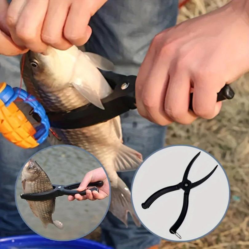 Langlebige Anti-Rutsch-Griff Fischkontrollzange, Angelzange Kontrollzange, fester Griff - unverzichtbare Werkzeuge für Angler und Angeln