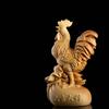 Träsnideri tuppskulpturer Modeller figurer Handskuret Söt Hem Rum bil Kontor Bordsdekoration och tillbehör