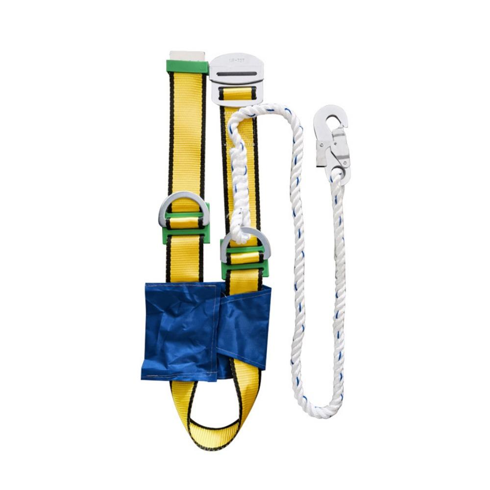 

Adjustable Outdoor Safety Belt Professional Grade Climbing Waist Chest Harness Outdoor Operation жёлтый