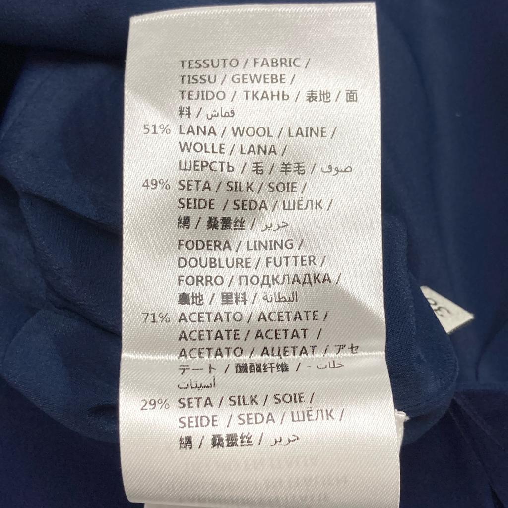 GUCCI 453979 Navy x Pink Ribbon Tie Dress dress 36 Navy pinkUsed