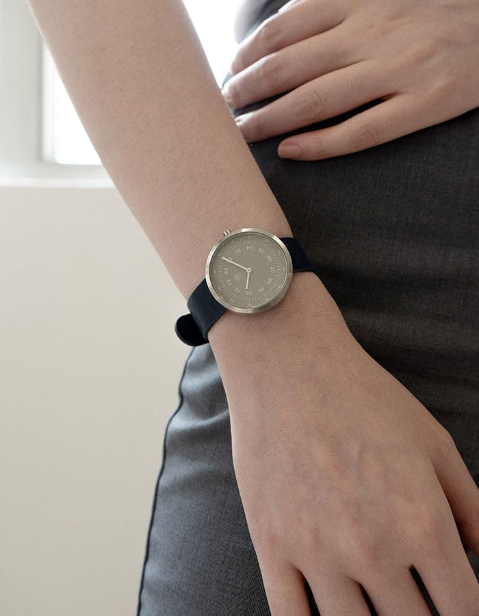 Maven Watches 34mm Artisan Series Minimalist Fashion Watch GREEN NAVY (SMOKE 34MM)