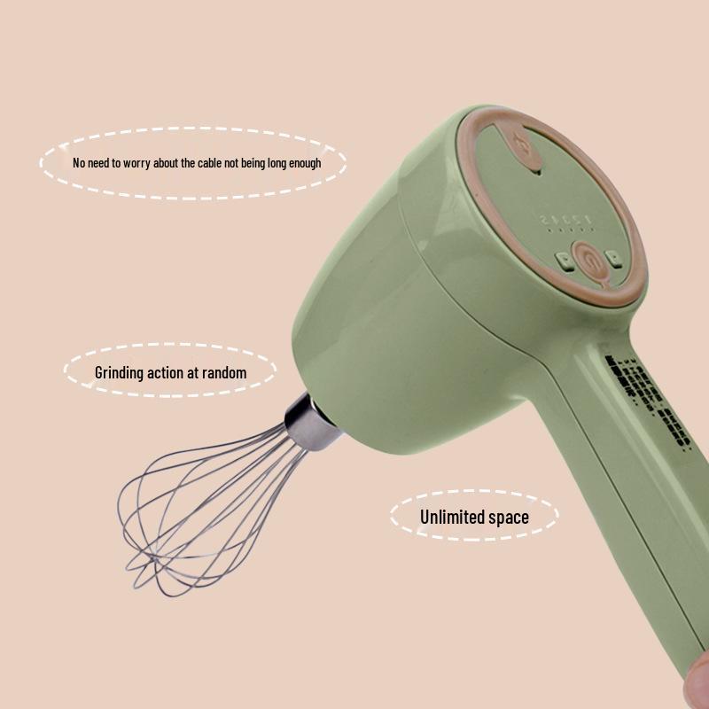 Skyworth G115 Rechargeable Wireless Egg Beater & Frother - Green зелёный
