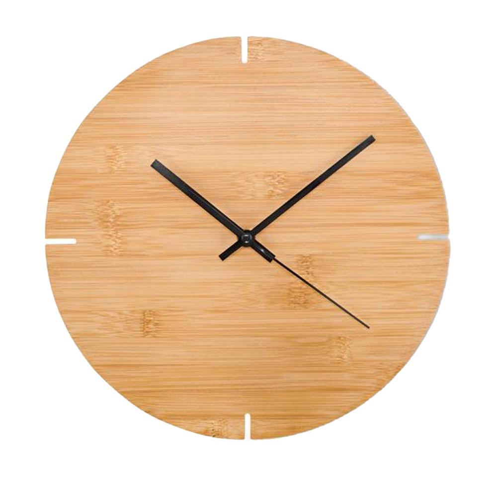 MidOcean Esfere Bamboo Round Wall Clock