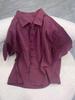 Women's Retro-Style Cotton & Linen Five-Sleeve Lapel Shirt for Spring/Summer