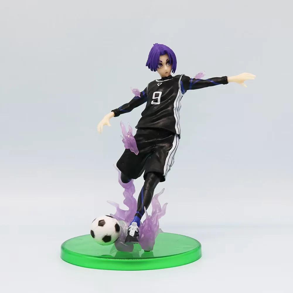 Anime BLUE LOCK Figure Football Comic Isagi Yoichi Bachira Meguru Nagi Seishiro Mikage Reo PVC Model Room Decor For BIrthday Gif