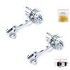 BDP744-1 2 Pieces Front Left AND Right Door Hinge Stop Check Strap Limiter for Fiat Punto MK2 188 5-Door 1999-2012 51754186
