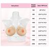 KAKA Silicone Breast Prosthesis with Soft and Enhances Bust Realistic for Cancer Stage Breast Fake Gender Natural Color Straps, Fluffy, Size, Texture,