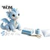 Meeres-Tier-Zubehör-Set DIY Patchwork-Puppe-Set, Handgemachtes Wichtel-Nähset Stoff für Heimdekoration, Stoff-Cartoon-Drachen-Bastelset Anfänger Dekorativ