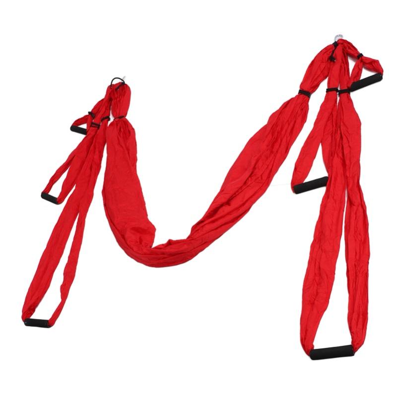 Aerial Yoga Swing Set Polyester Cotton Adjustable Improve Flexibility Yoga Hammock For Physical Exercise