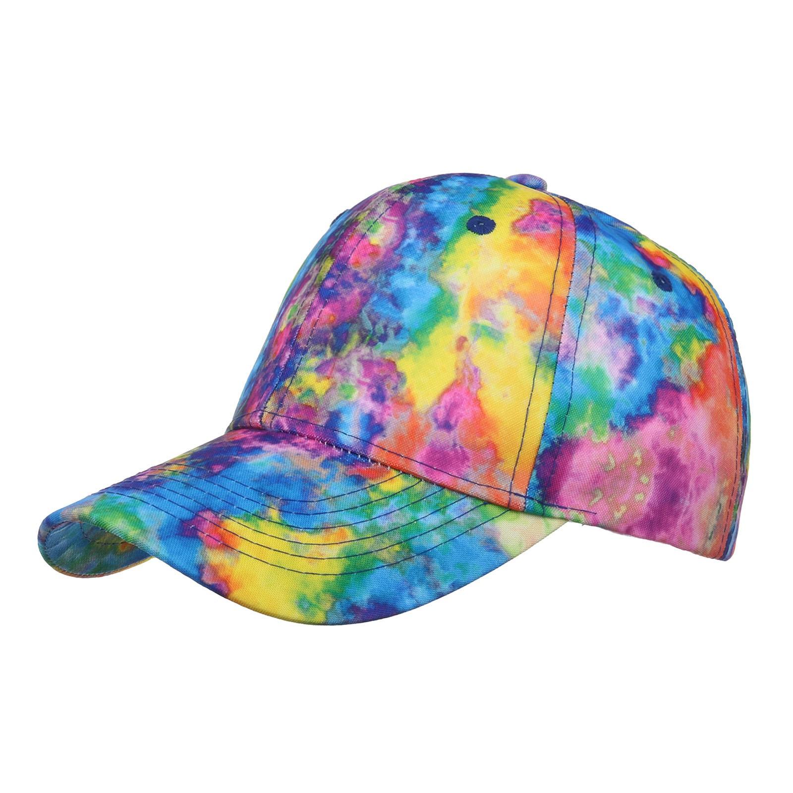 Gradient Breathable Baseball Cap Adjustable Outdoor Sports Hat Lightweight Unisex Sun Visor Hat for Casual Wear One Size розовый