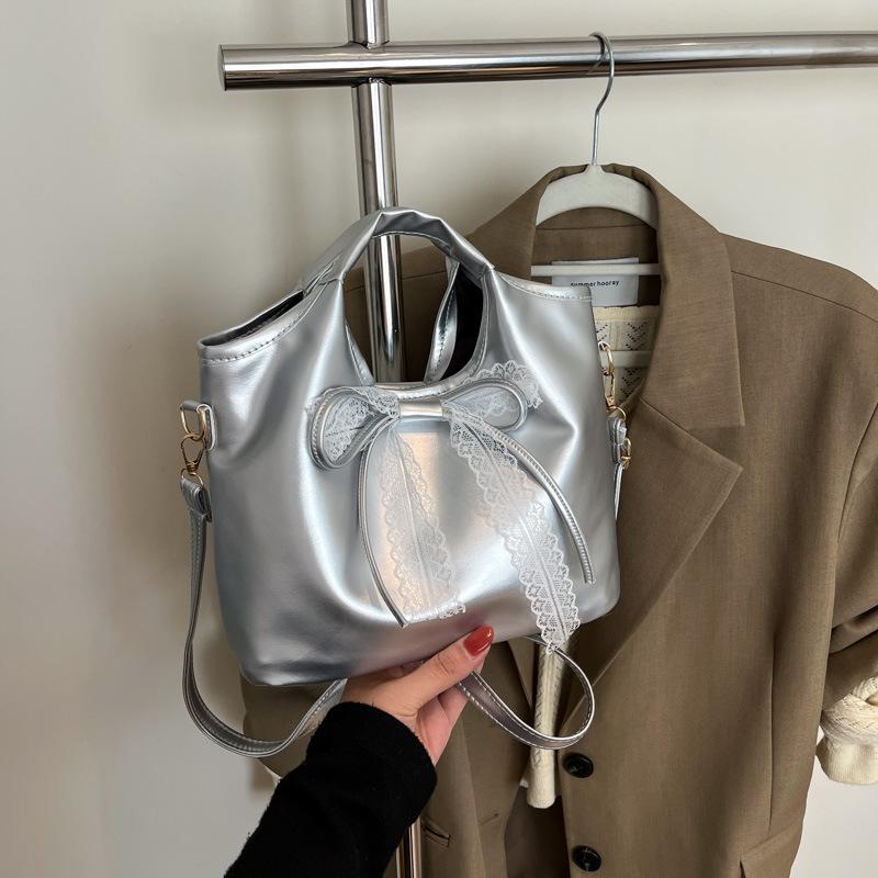 Premium Bow Large Capacity Handbag Women's New Trend Fashion Shoulder Messenger Bag