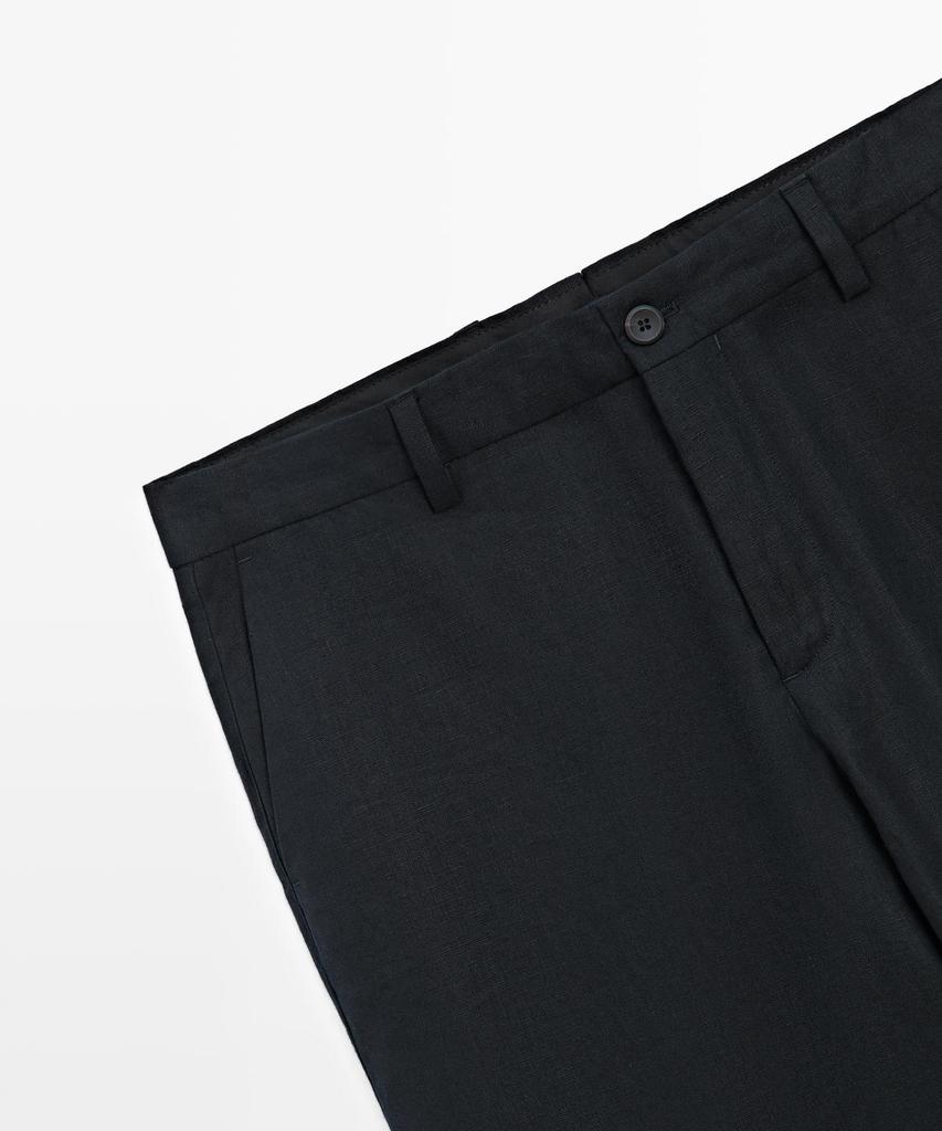 Masimodutti Linen Suit Pants