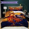 Sun & Moon Jester Anime Print Pattern Bedding,Quilt Set Quilt Cover Pillowcase Home Birthday Gift (1*duvet cover+2*pillowcase,without core)ZSJT0917373