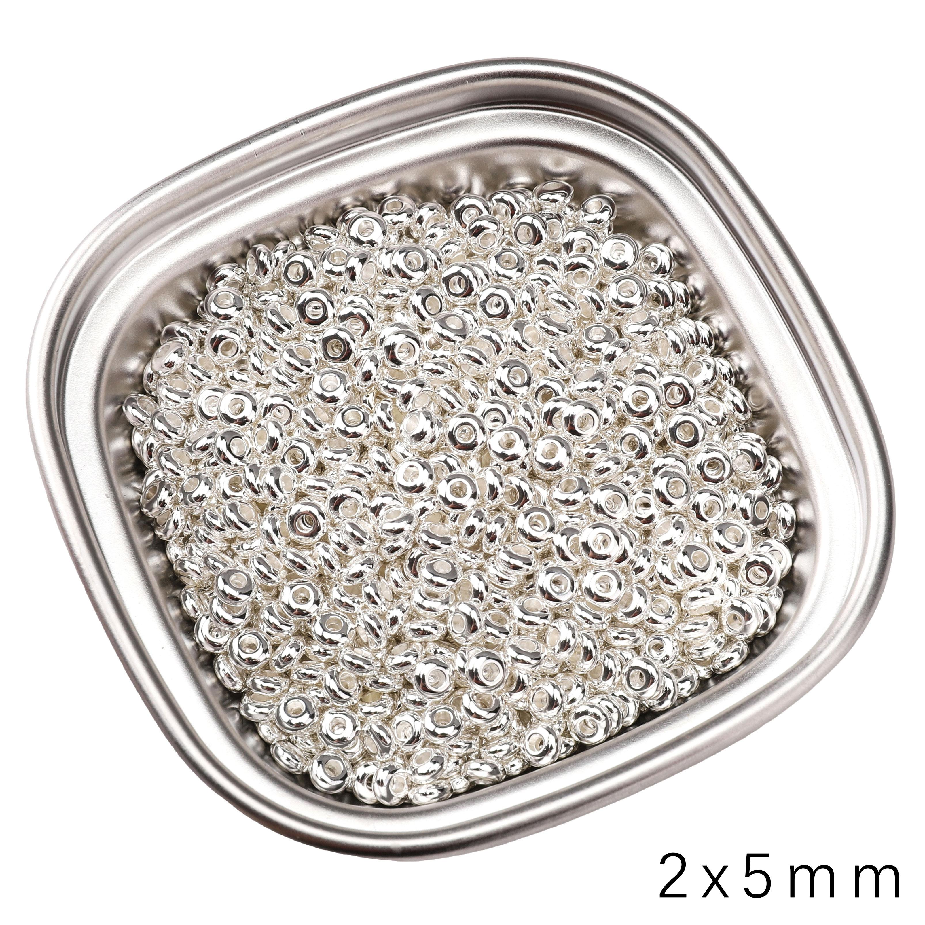 

Сплав Серия Бусин из Разбитого Серебра Аксессуары Шармы Подвеска Для Изготовления Ювелирных Изделий DIY Серьги Ожерелье Браслет 2x5mm 25pcs