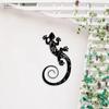 1pc 2D Lizard Metal Wall Art - Eye-Catching Home Decor for Living Room, Bedroom, and Office Wall Decor Metal Wall Hanging