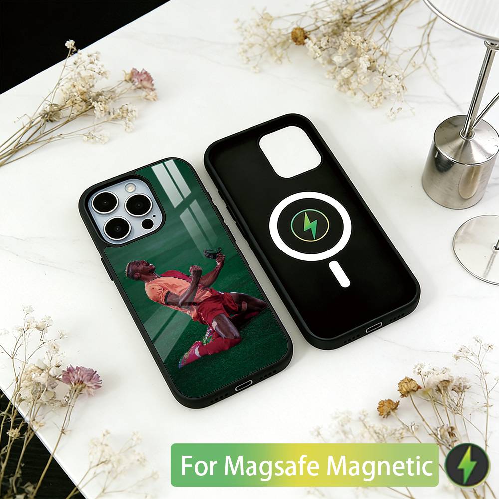 Football V-Victor O-Osimhen Phone Case For iPhone17,16,15,14,13,12,11 Plus,Pro Magnetic For Magsafe Wireless Charging
