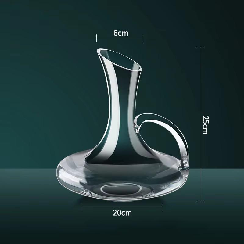 1500ml Red Wine Decanter Carafe Lead Free Glass Decanter Superior Wine Aerator Wine Dispenser Wine Aerator for Party Home