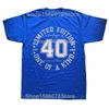 Funny 40 Year Old Gifts Vintage 1985 Limited Edition 40th Birthday Tshirts Men Fashion Tshirt 100 Cotton Oversized T Shirt