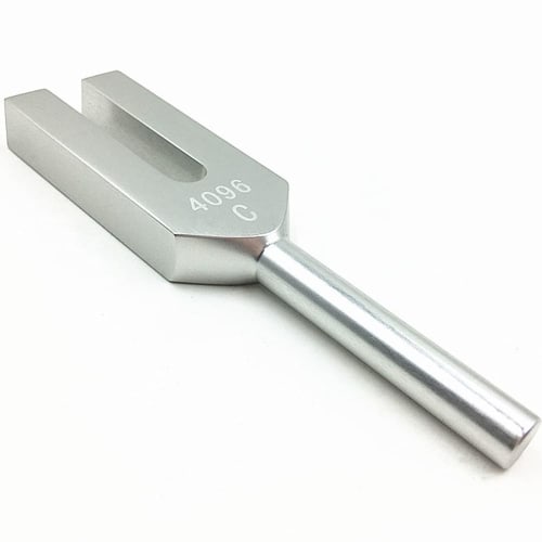 Ahvqevn High Frequency Energy Tuning Fork 4096HZ Aluminum Alloy Healing Sound Vibration Tuning Fork