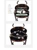 Korean Style Color Block Print Women's Large Capacity Shoulder Crossbody Handbag