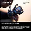 Shimano (SHIMANO) Angelrolle 26 Nasky C2000S
