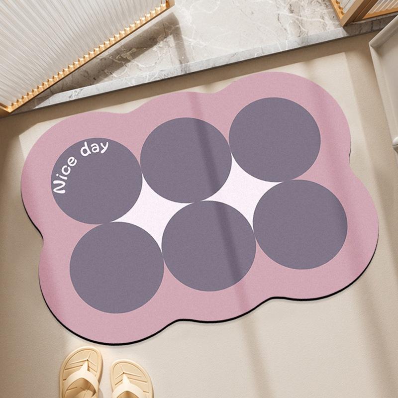 

Ванная комната Диатомовая грязь Водопоглощающая прокладка Дверь в ванную Противоскользящий коврик для пола Туалет Коврик для ванной Коврик для входной двери 40*60CM