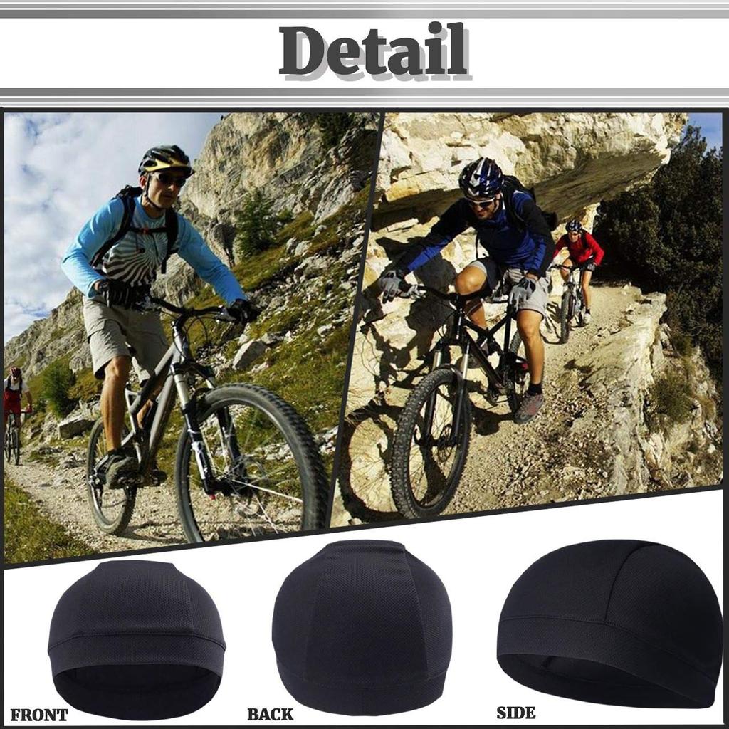 BUZZxSELECTION Inner Helmet Mesh CAP041 Cap, Cap, Beanie, Sweat-Wicking, Quick-Drying, Deodorizing, (07 Blue)