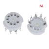 1 Pcs Gold Plated 9Pin Pcb Ceramic Tube Socket Valve Base For 12Ax7 12Au7 Ecc8383