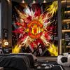 Arazzo da Appendere alla Parete Stampa Manchester United Tessuto per Soggiorno Camera da Letto Decorazione per la Casa
