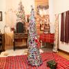 5FT Weihnachtsbaumschmuck für den Innenbereich, künstlicher Weihnachtsbaum, schmale Weihnachtsbäume oder Weihnachtsdekor für Zuhause, Zimmer, Wohnung