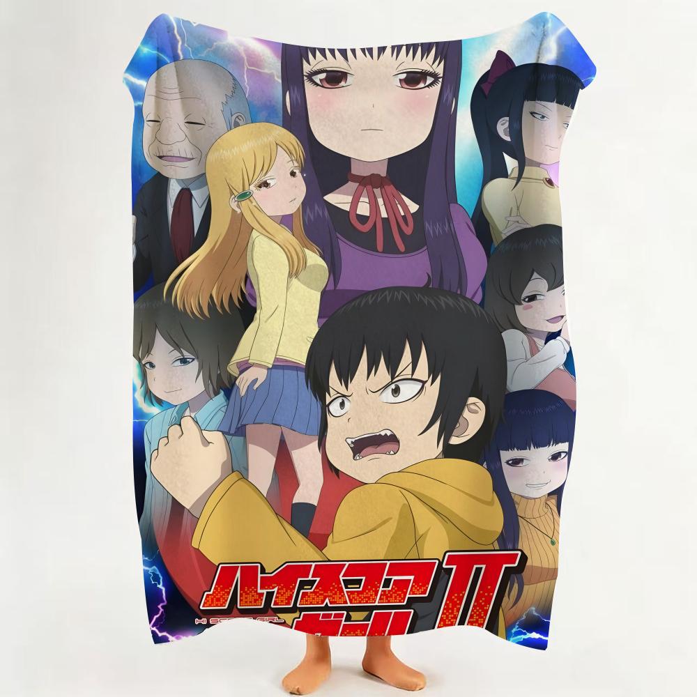 

Anime HHi Score GGirl Throw Flannel Throw Blanket Suitable for Sofa Living Room Bedroom 75cmx90cm