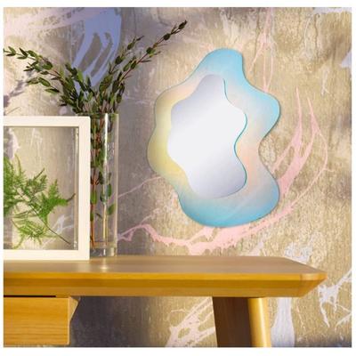 Einzigartiger 3D-Kosmetikspiegel im Ins-Stil für Zuhause, Schlafzimmer-Wanddekoration, Spiegel in unregelmäßiger Form
