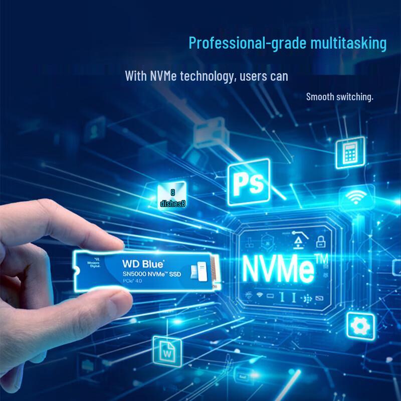 Western Digital WD Blue SN5000 NVMe M.2 PCIe 4.0 SSD
