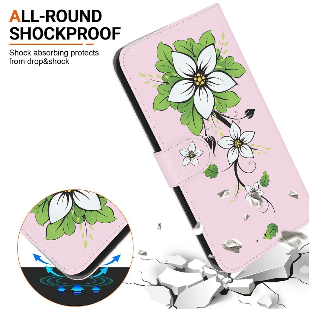 For Motorola Moto G05 4G/E15 4G Wallet Phone Case Anti-Drop Leather Flip Cover Pattern Printing