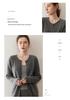Round Neck Twisted Pattern Cashmere Cardigan for Women - Autumn/Winter Long-Sleeve Versatile Warm Sweater